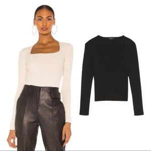 Nwt Theory Portrait Squareneck Sweater 